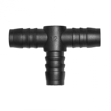 Tee connector 12mm (1/2″), T-0012