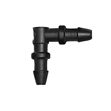 Elbow connector 5mm, K-0005