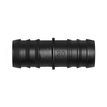 Straight connector 20mm, L-0020