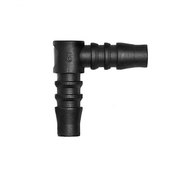 Elbow connector 8mm, K-0008